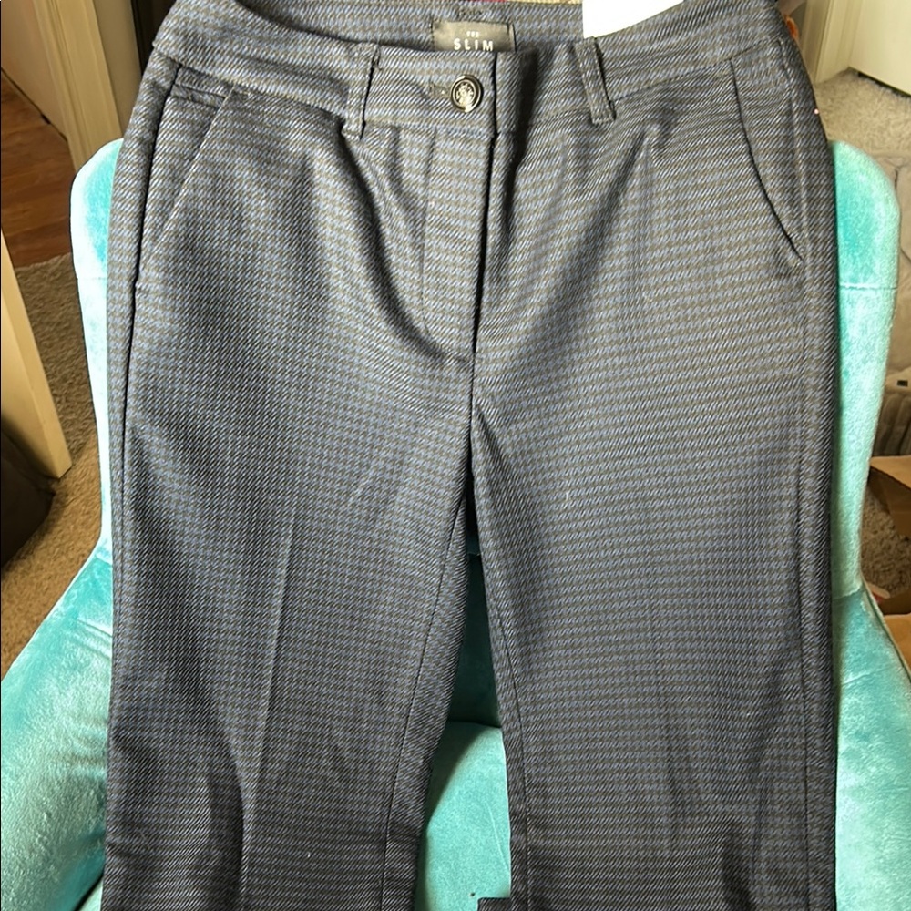 White House Black Market Dark Blue Slim Pants